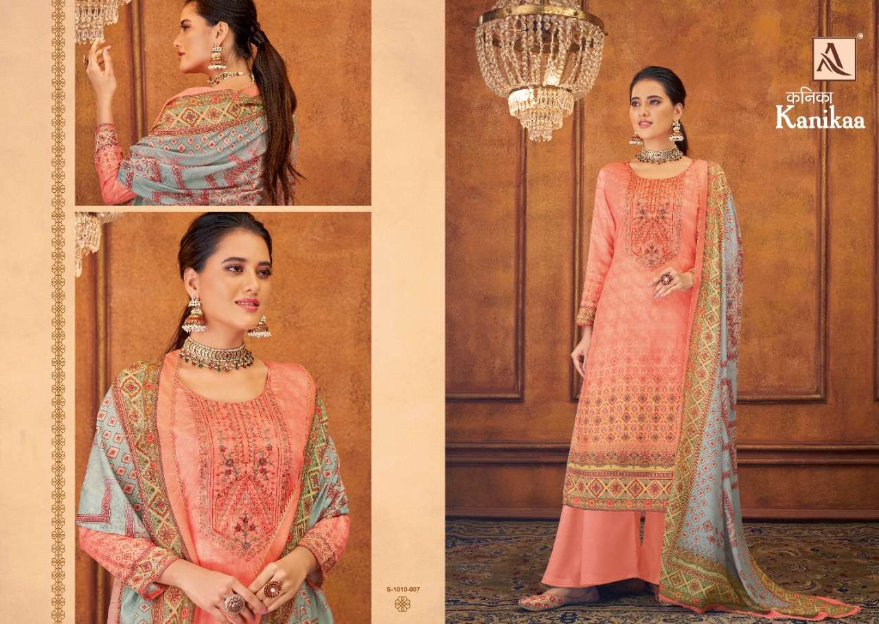 Alok Kanikaa Catalog Fancy Cotton Dress Materials Wholesale