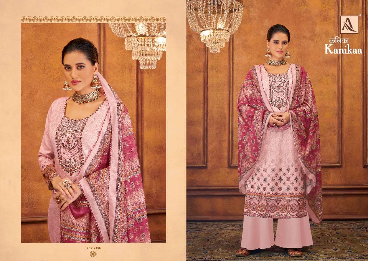 Alok Kanikaa Catalog Fancy Cotton Dress Materials Wholesale
