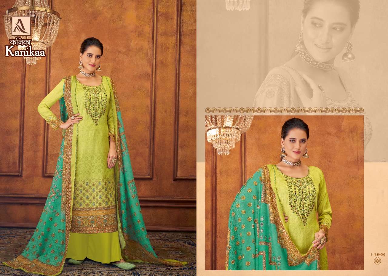 Alok Kanikaa Catalog Fancy Cotton Dress Materials Wholesale