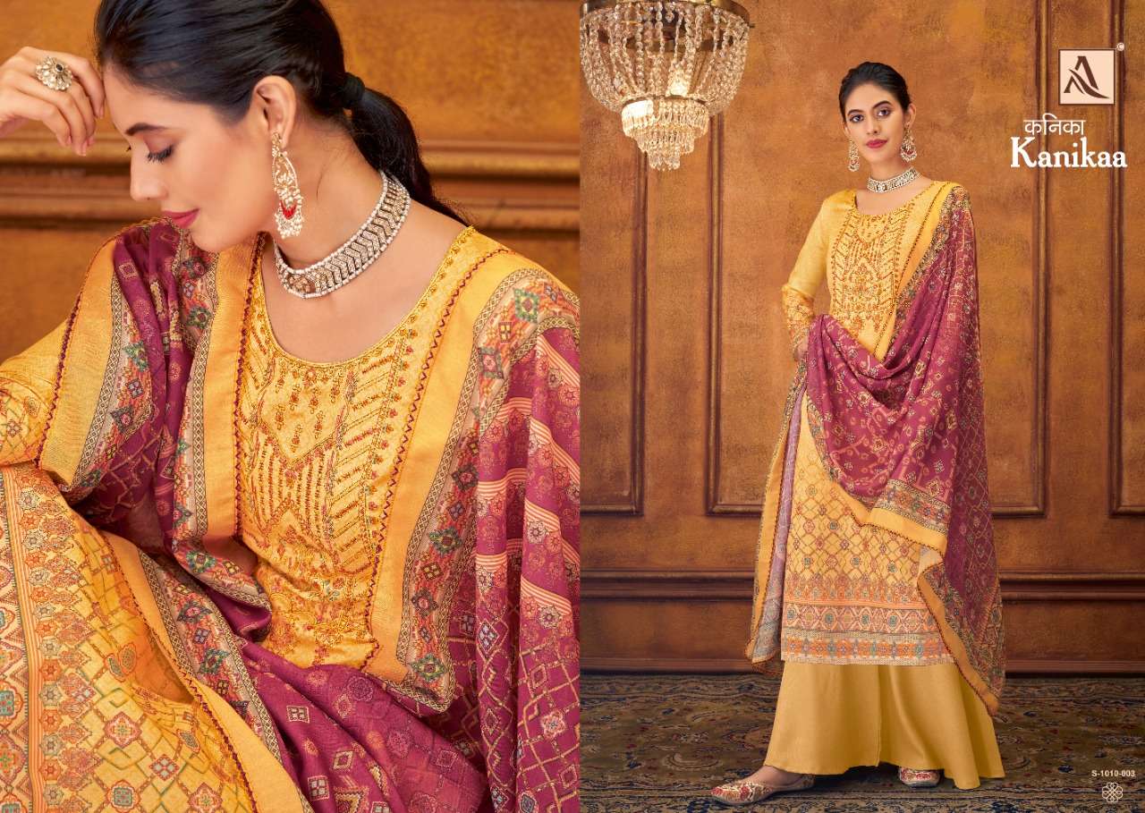 Alok Kanikaa Catalog Fancy Cotton Dress Materials Wholesale