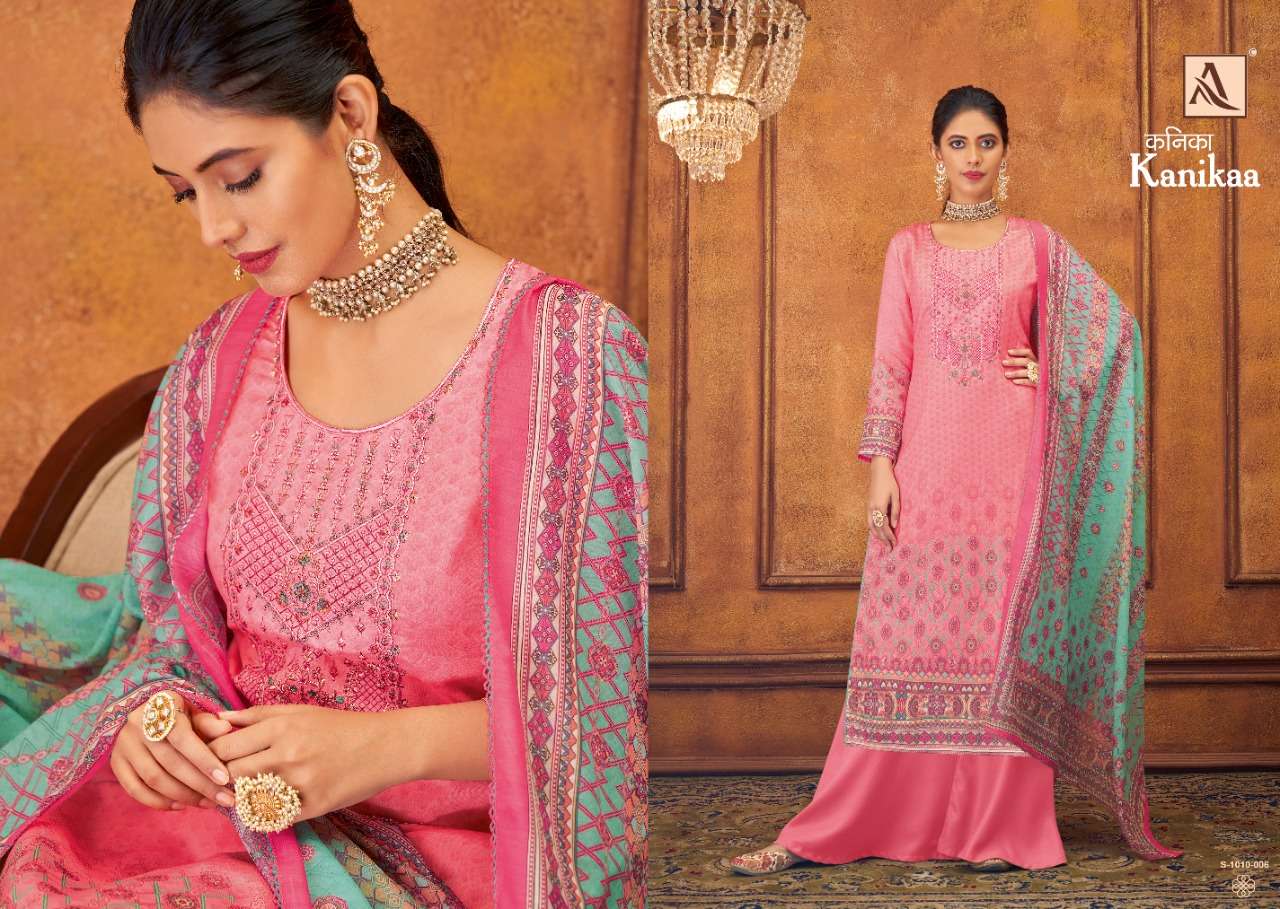 Alok Kanikaa Catalog Fancy Cotton Dress Materials Wholesale