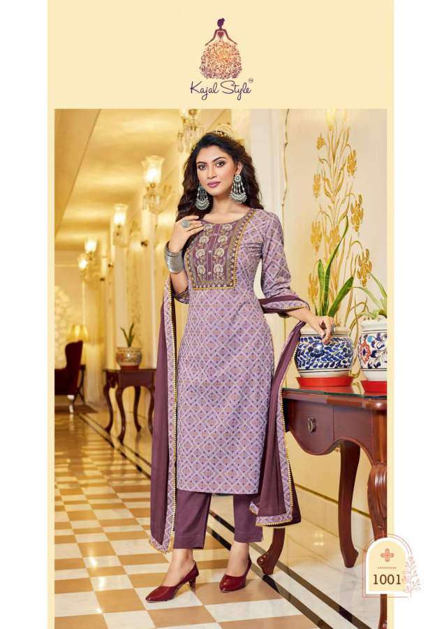 Kajal Style Swagger Vol 1 Catalog Designer Wear Kurti Pant With Dupatta Wholesale