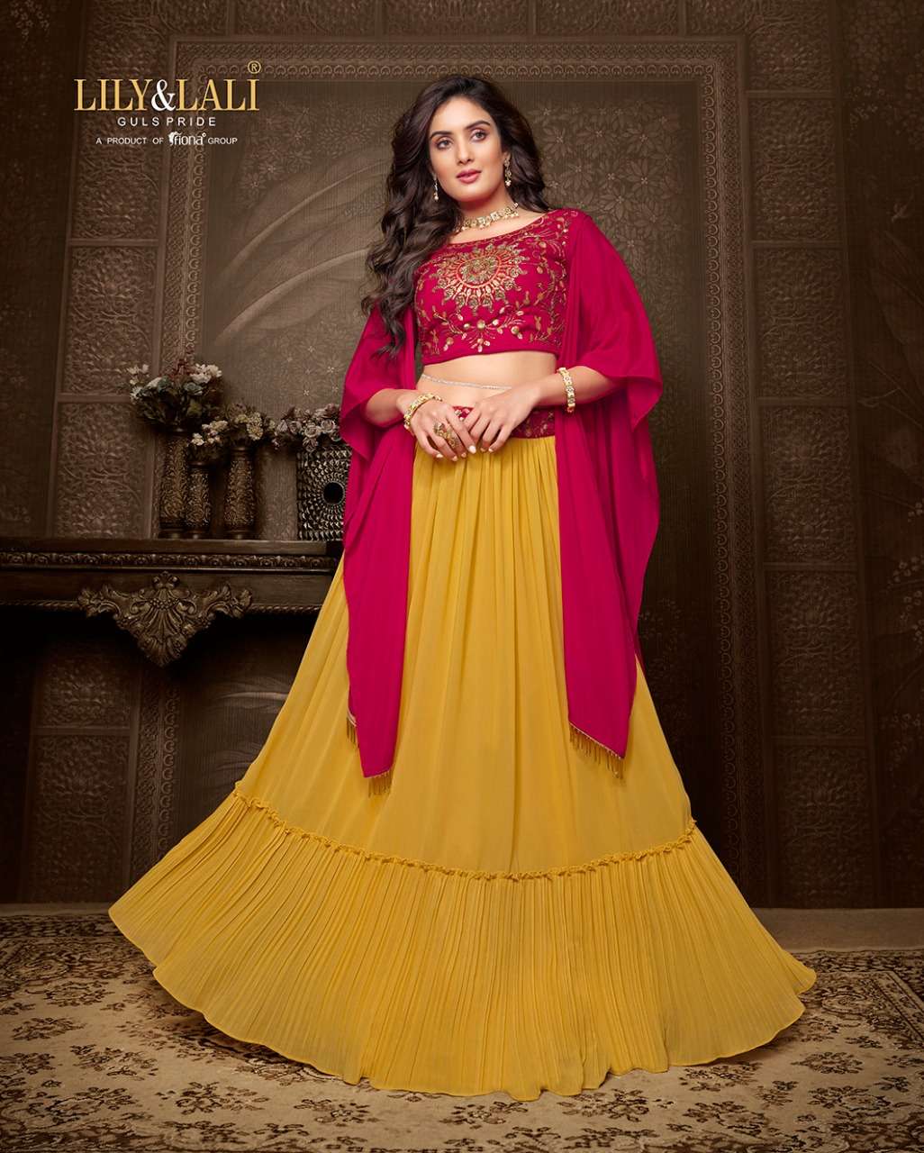 Lily And Lali Tyohar Catalog Designer Wear Lehenga Choli With Skirt Wholesale