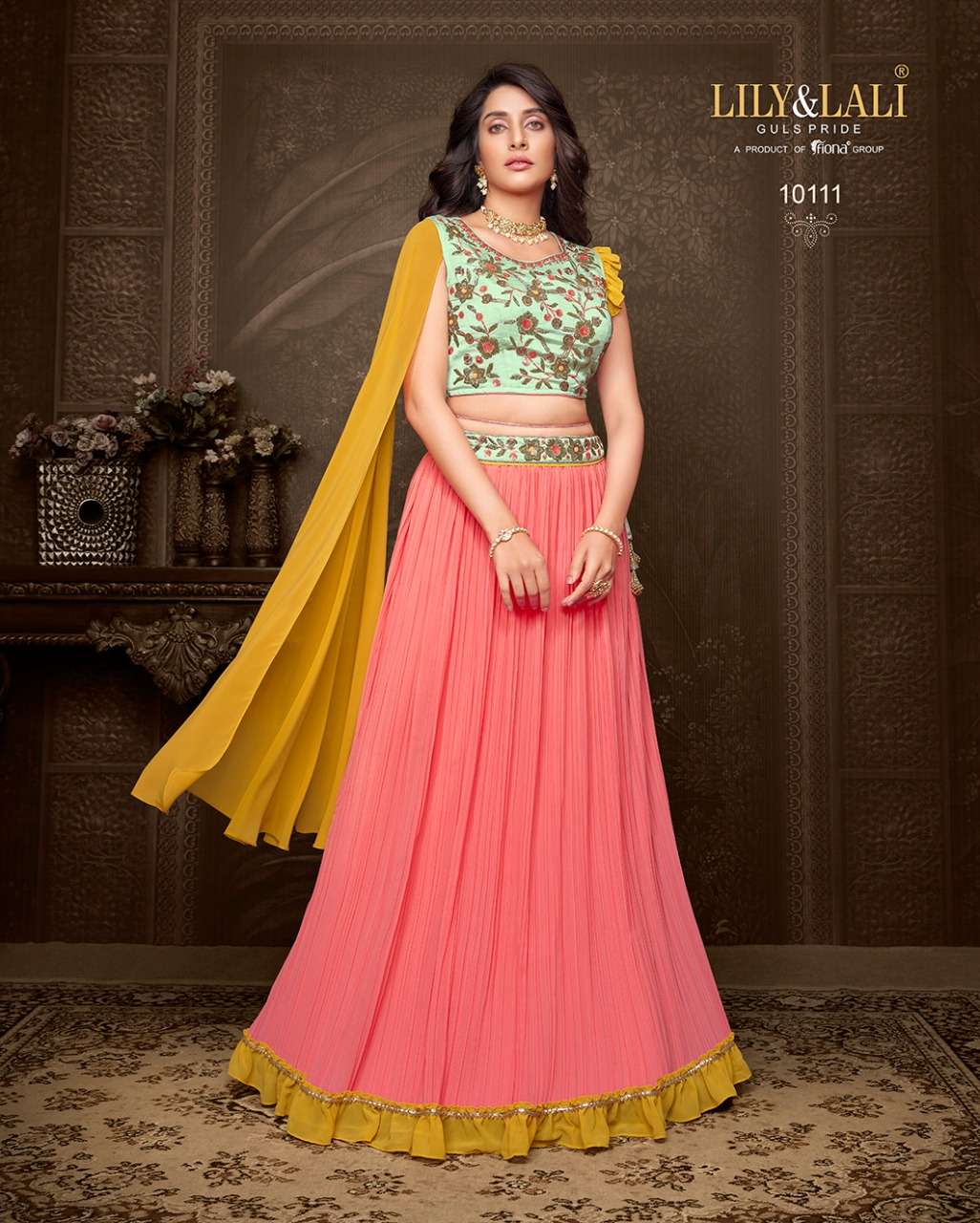 Lily And Lali Tyohar Catalog Designer Wear Lehenga Choli With Skirt Wholesale