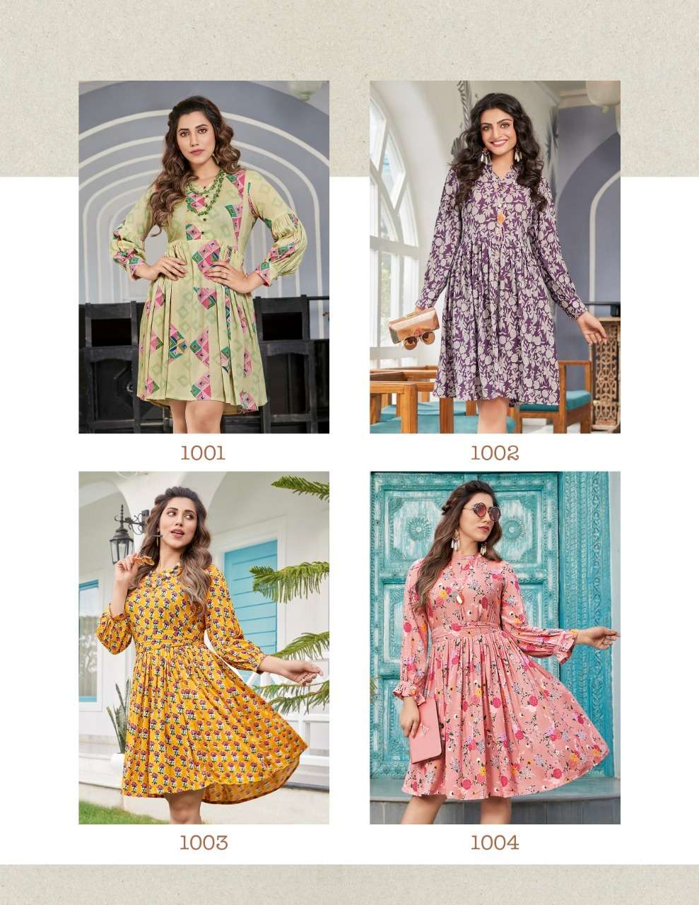 Passion Tree Flair Street Vol 1 Catalog Designer Wear Short Kurtis Wholesale