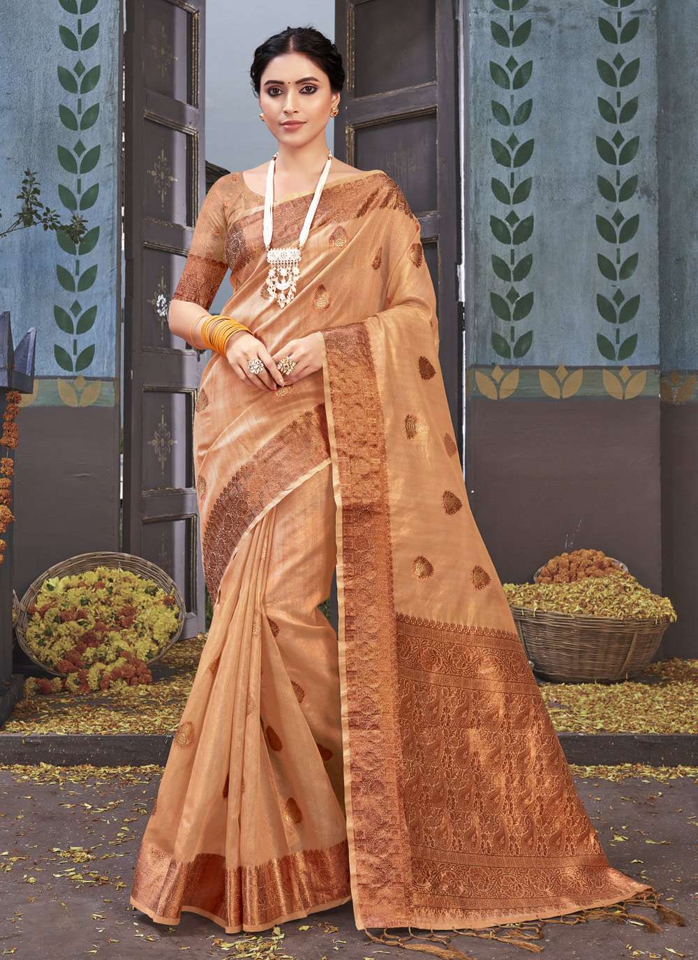 Sangam Padmini Vol 2 Catalog Organza Weaving Rich Pallu Sarees Wholesale