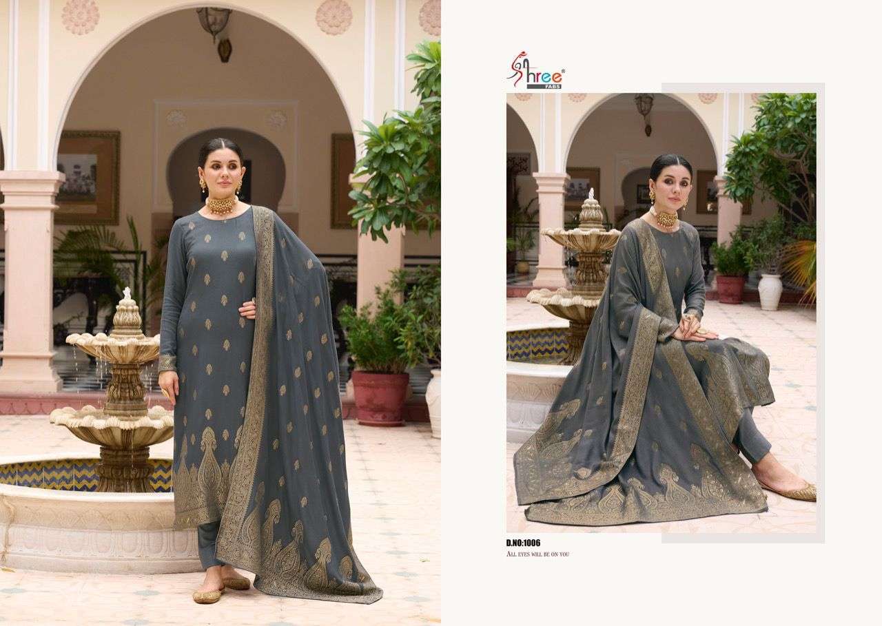 Shree Shiddat Catalog Pure Viscose Pashmina Dress Materials Wholesale