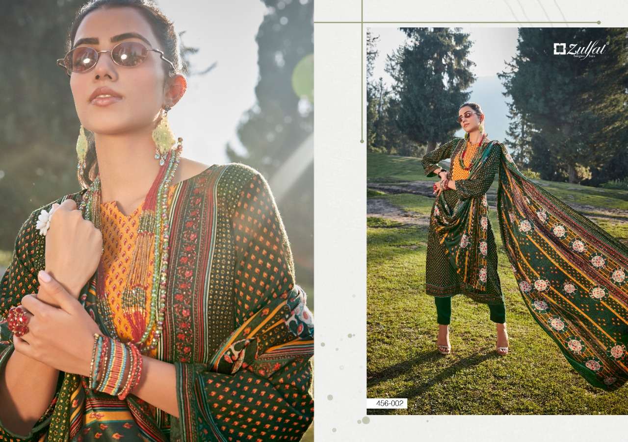 Zulfat Winter Nova Catalog Ready Made Exclusive Designer Dress materials Wholesale