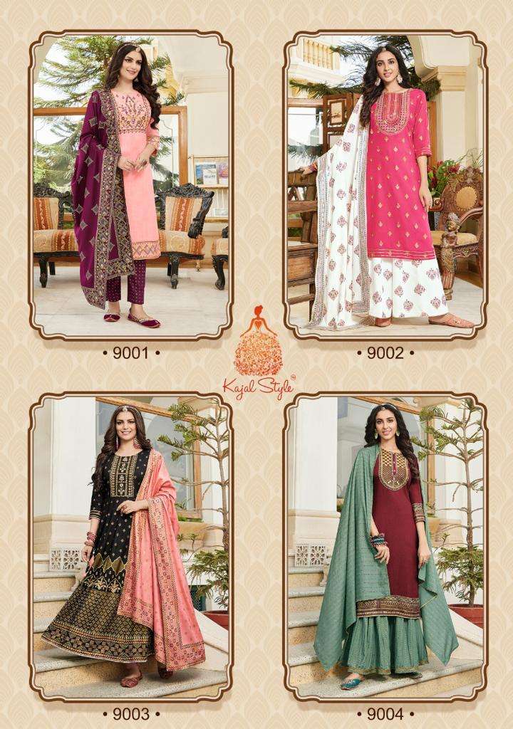 Most Awaited Fully Embroidered Designer Dupatta Collection With Kurti  Plazzo , Sharara & Pant  Set . 