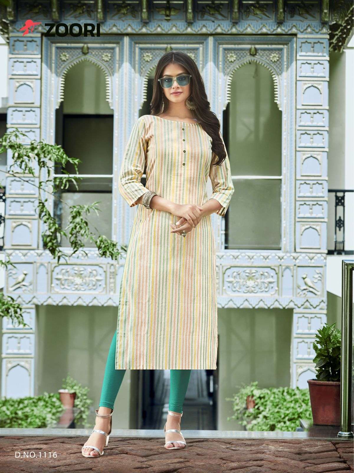  ZOORI Akshara Vol 19  Designer Rayon Printed Kurti {mittoo}