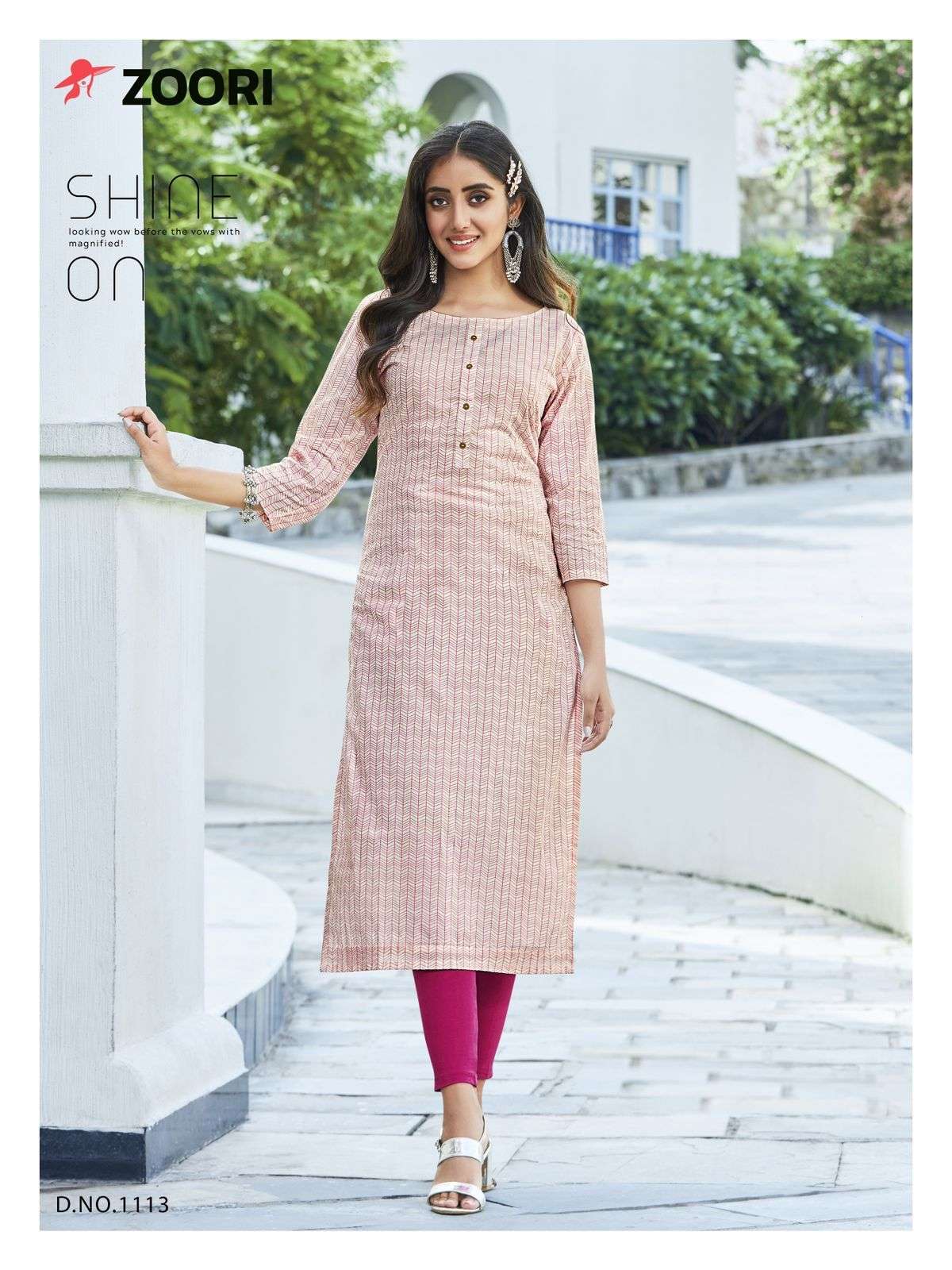  ZOORI Akshara Vol 19  Designer Rayon Printed Kurti {mittoo}