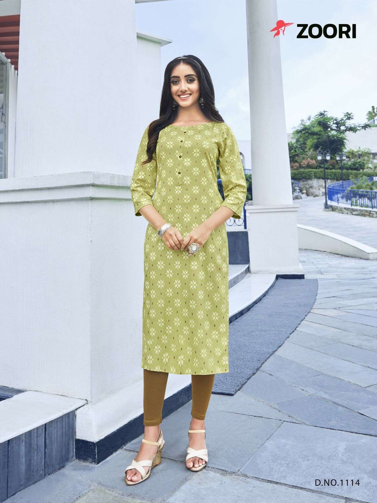  ZOORI Akshara Vol 19  Designer Rayon Printed Kurti {mittoo}