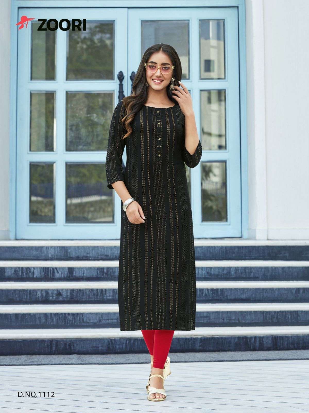  ZOORI Akshara Vol 19  Designer Rayon Printed Kurti {mittoo}