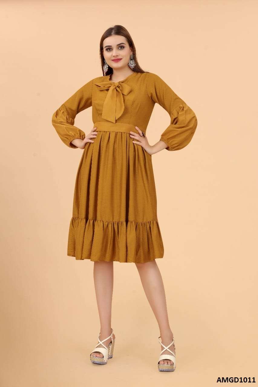 Growish Present Aamina 1 Fancy Tunic Designer Kurti On Different Pattern And Style On Wholesale