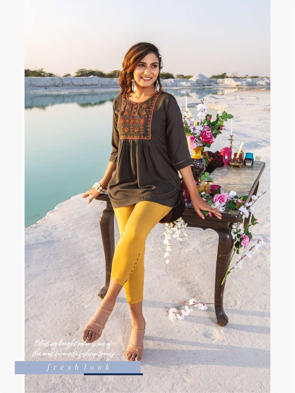 HERITAGE COLLECTION PRESENTS DESIGNER TUNICS WITH CONCEPT EMBROIDERY