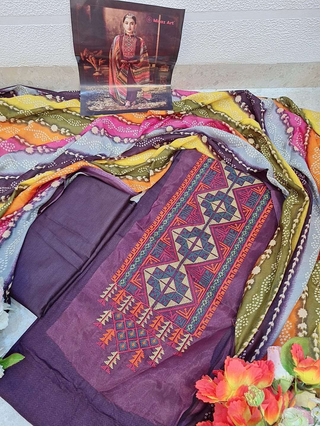 MINAZ ART PRESENT  MARHABA WHOLESALE LUXURY TURKIS PRINTED LAWN SUIT           