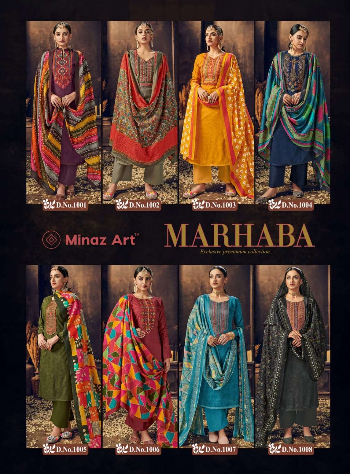 MINAZ ART PRESENT  MARHABA WHOLESALE LUXURY TURKIS PRINTED LAWN SUIT           