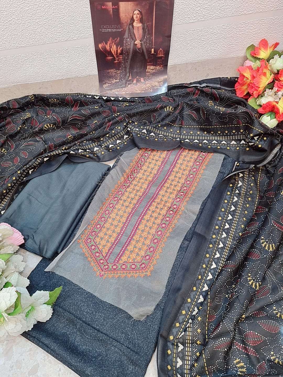 MINAZ ART PRESENT  MARHABA WHOLESALE LUXURY TURKIS PRINTED LAWN SUIT           