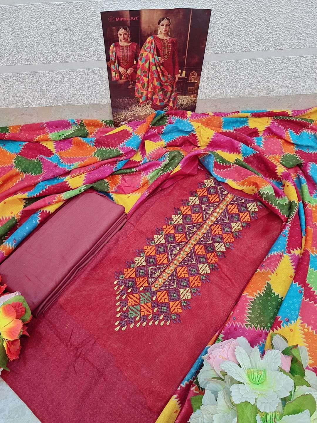 MINAZ ART PRESENT  MARHABA WHOLESALE LUXURY TURKIS PRINTED LAWN SUIT           