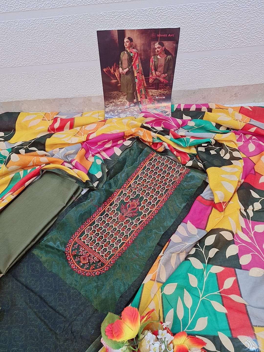 MINAZ ART PRESENT  MARHABA WHOLESALE LUXURY TURKIS PRINTED LAWN SUIT           