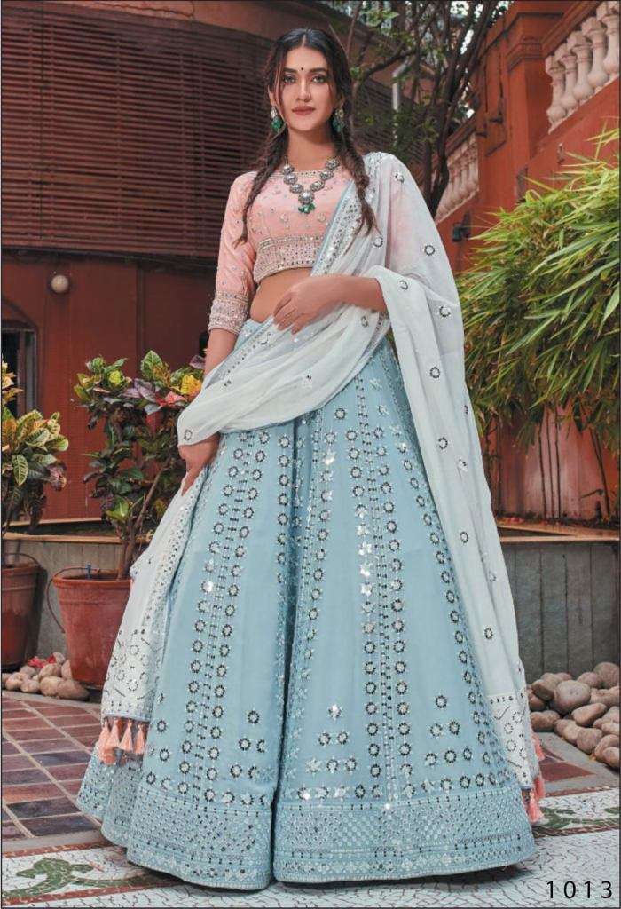  Panghat Present Vol 4 Exclusive Wear Wedding Lehenga In Sequence Work On Wholesale