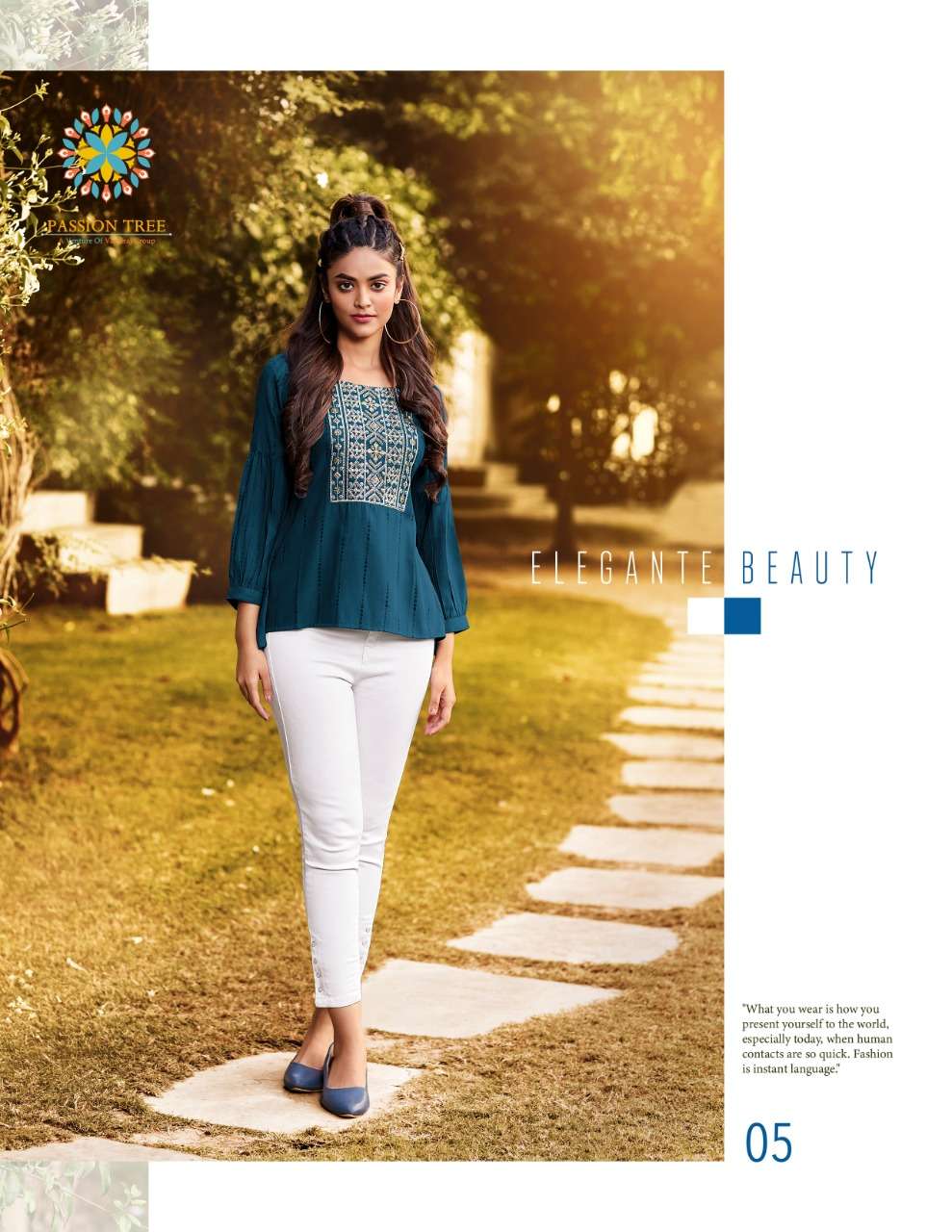  Passion Tree Present Flair Fashion Western Top Collection On Wholesale