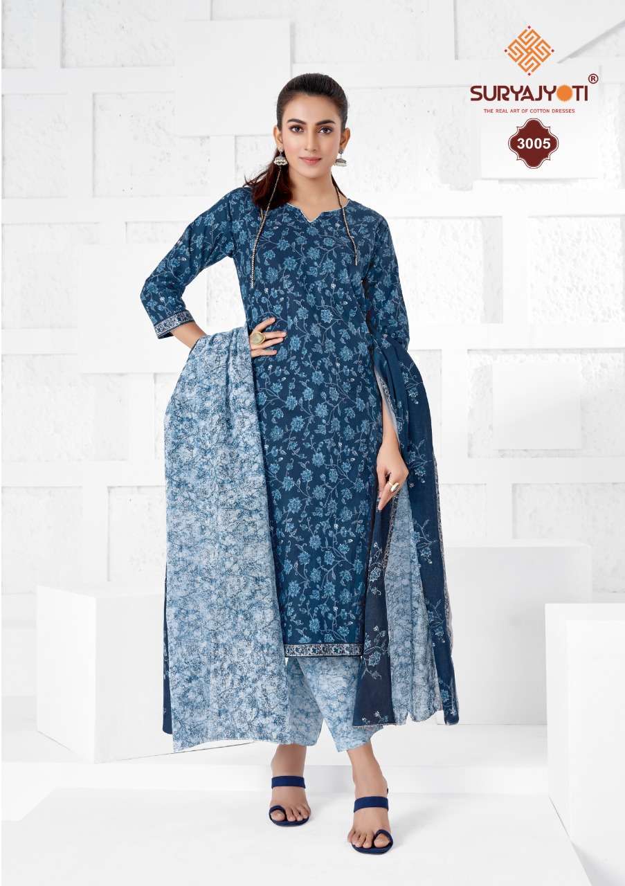 Suryajyoti Preyashi Vol-3 Dress Material on Wholesale