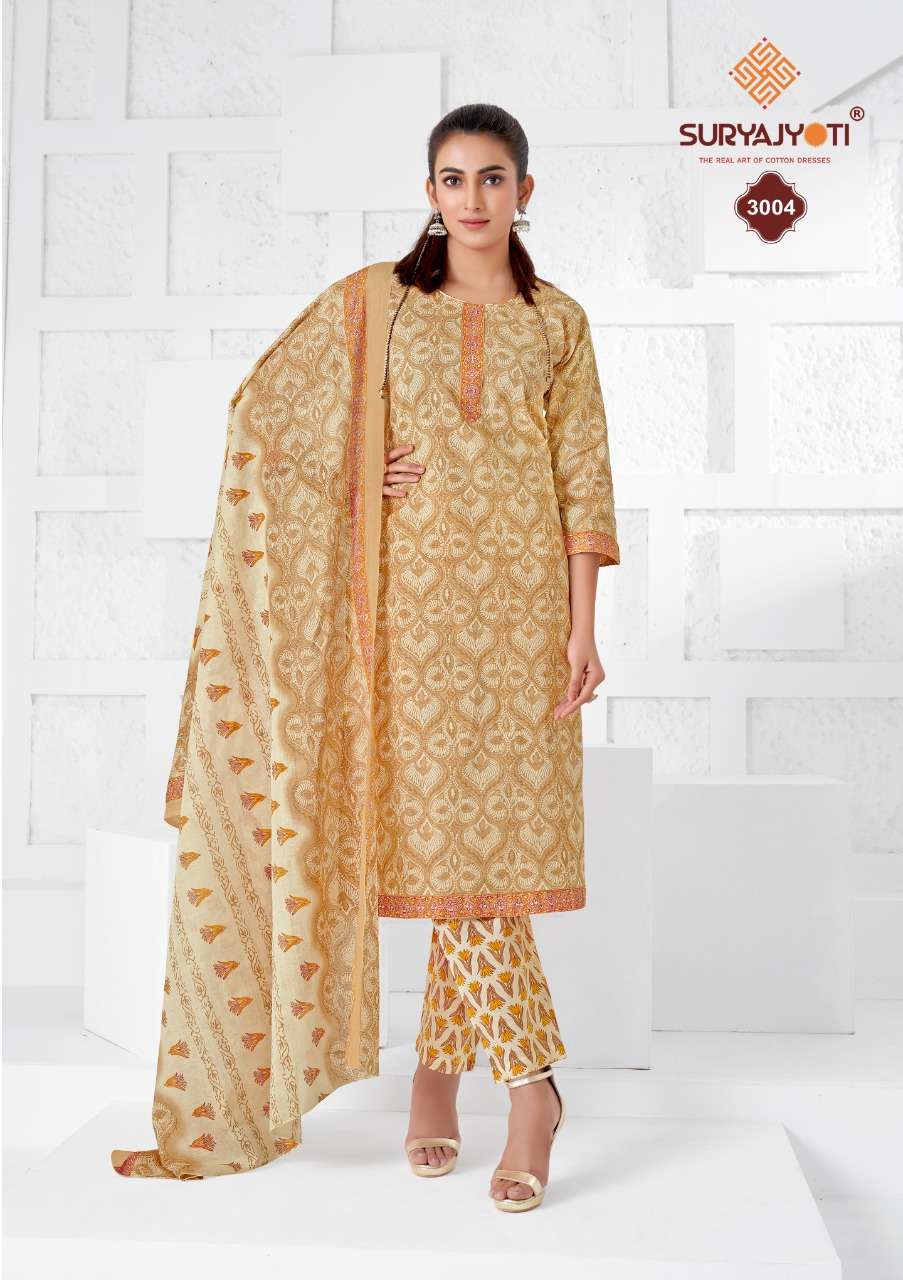 Suryajyoti Preyashi Vol-3 Dress Material on Wholesale