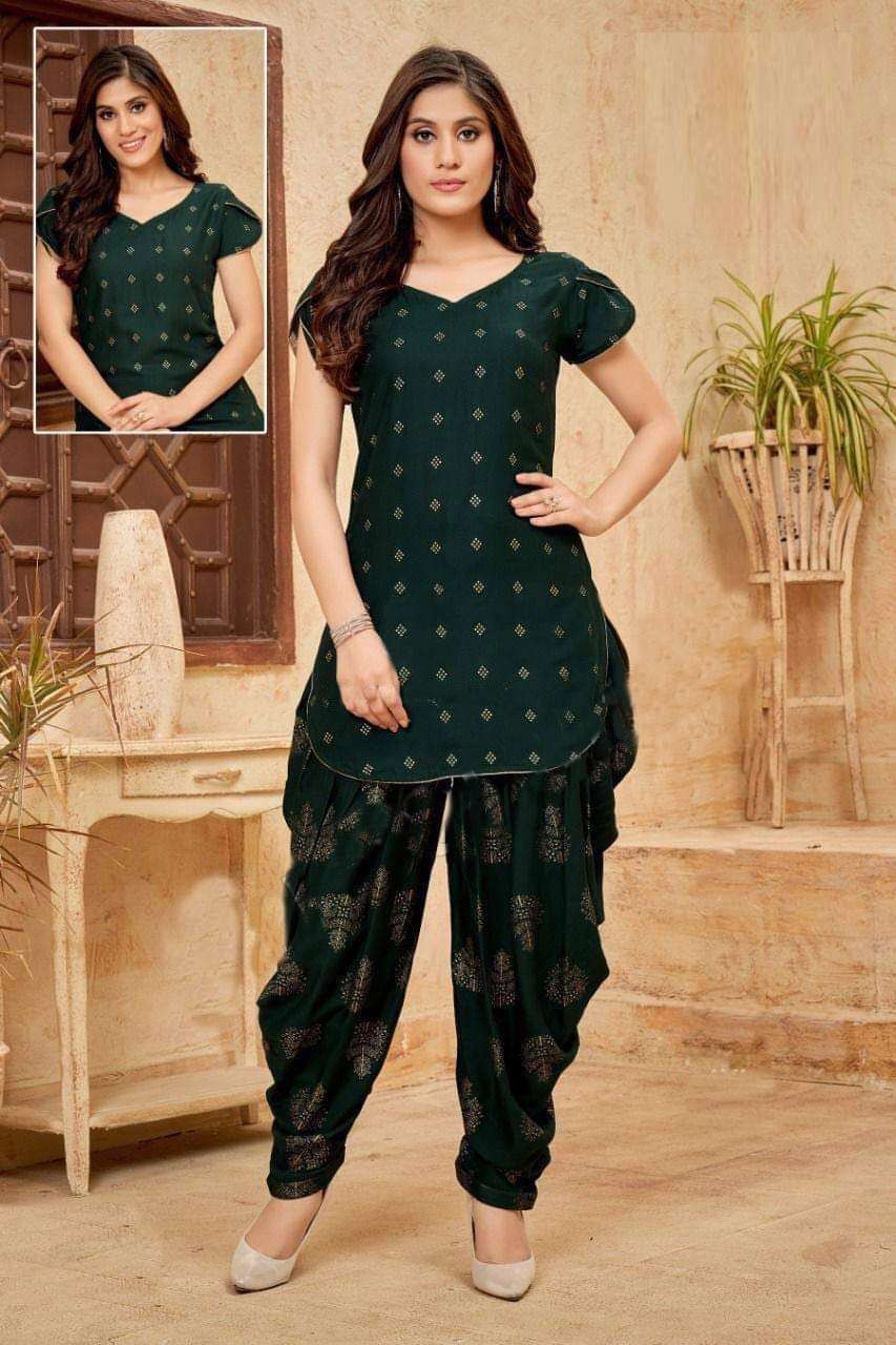 Textile Export Present Hasti 2 Regular Wear Kurti With Patiyala Suits Collection on wholesale
