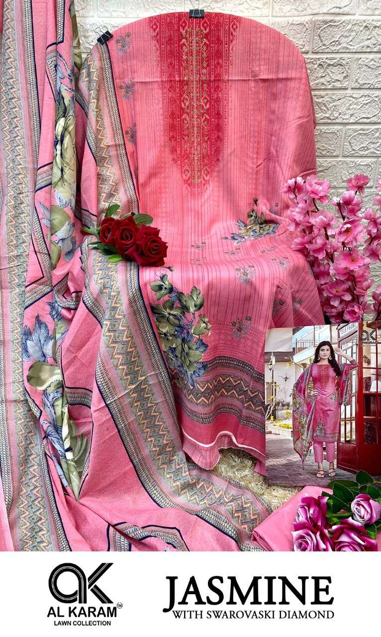 Al Karam Jasmine Vol 1 Pure Soft Cotton Digital Print On Wholesale