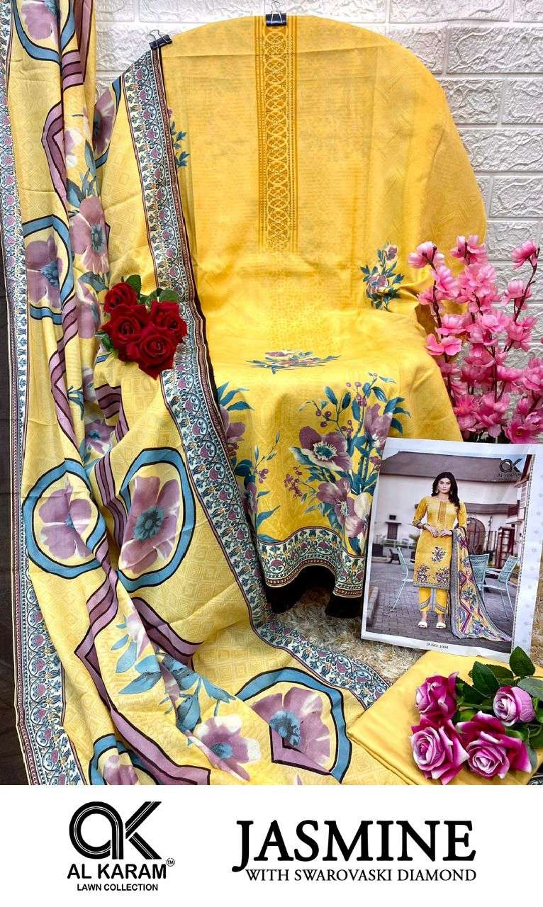 Al Karam Jasmine Vol 1 Pure Soft Cotton Digital Print On Wholesale