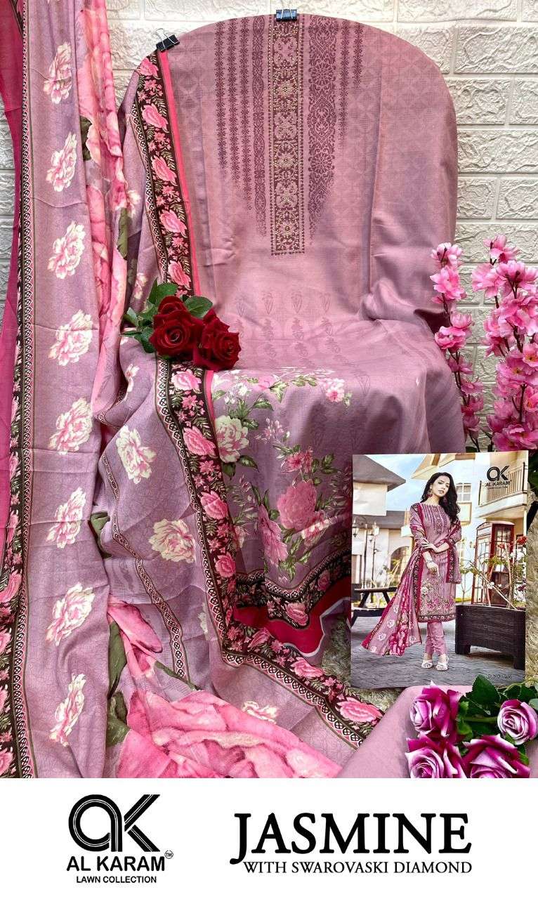 Al Karam Jasmine Vol 1 Pure Soft Cotton Digital Print On Wholesale