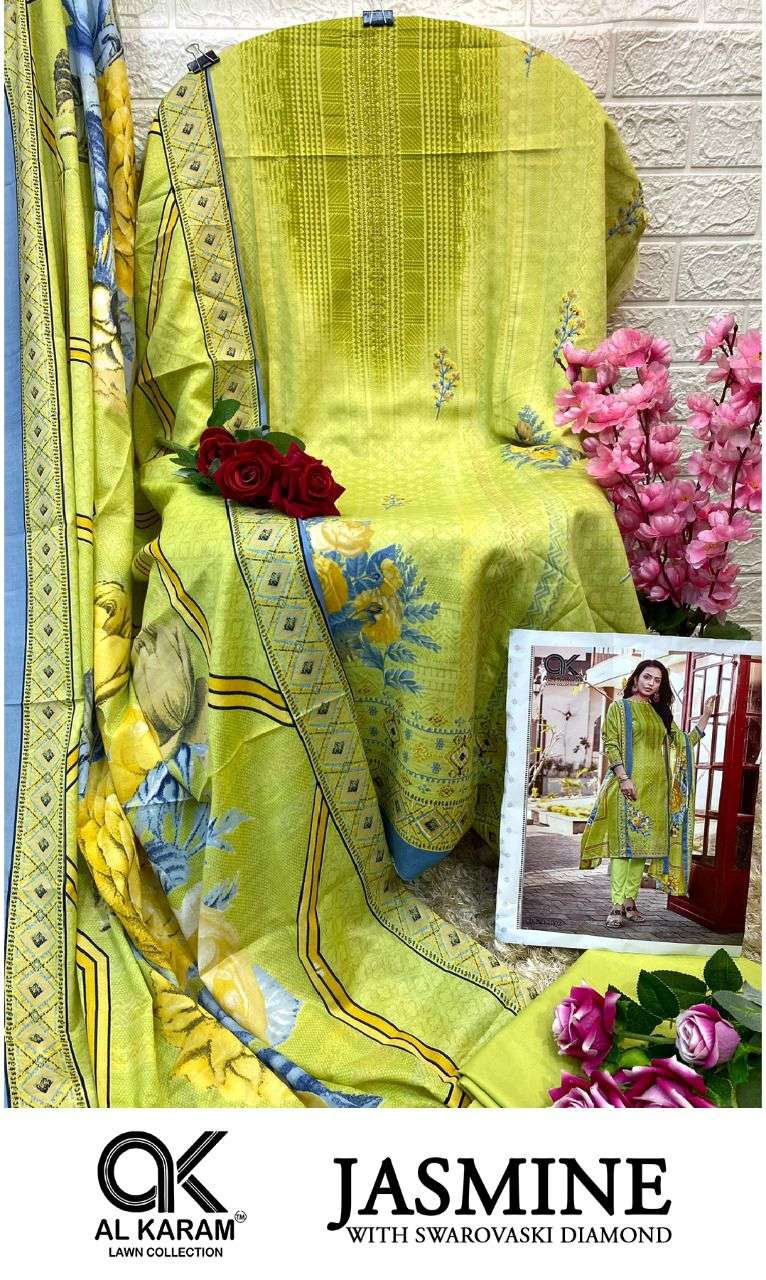 Al Karam Jasmine Vol 1 Pure Soft Cotton Digital Print On Wholesale