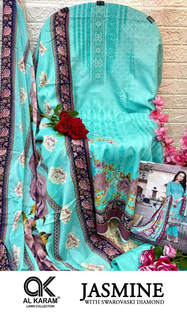 Al Karam Jasmine Vol 1 Pure Soft Cotton Digital Print On Wholesale