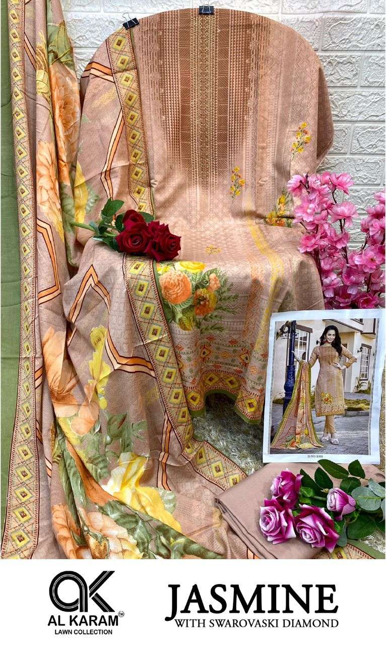 Al Karam Jasmine Vol 1 Pure Soft Cotton Digital Print On Wholesale