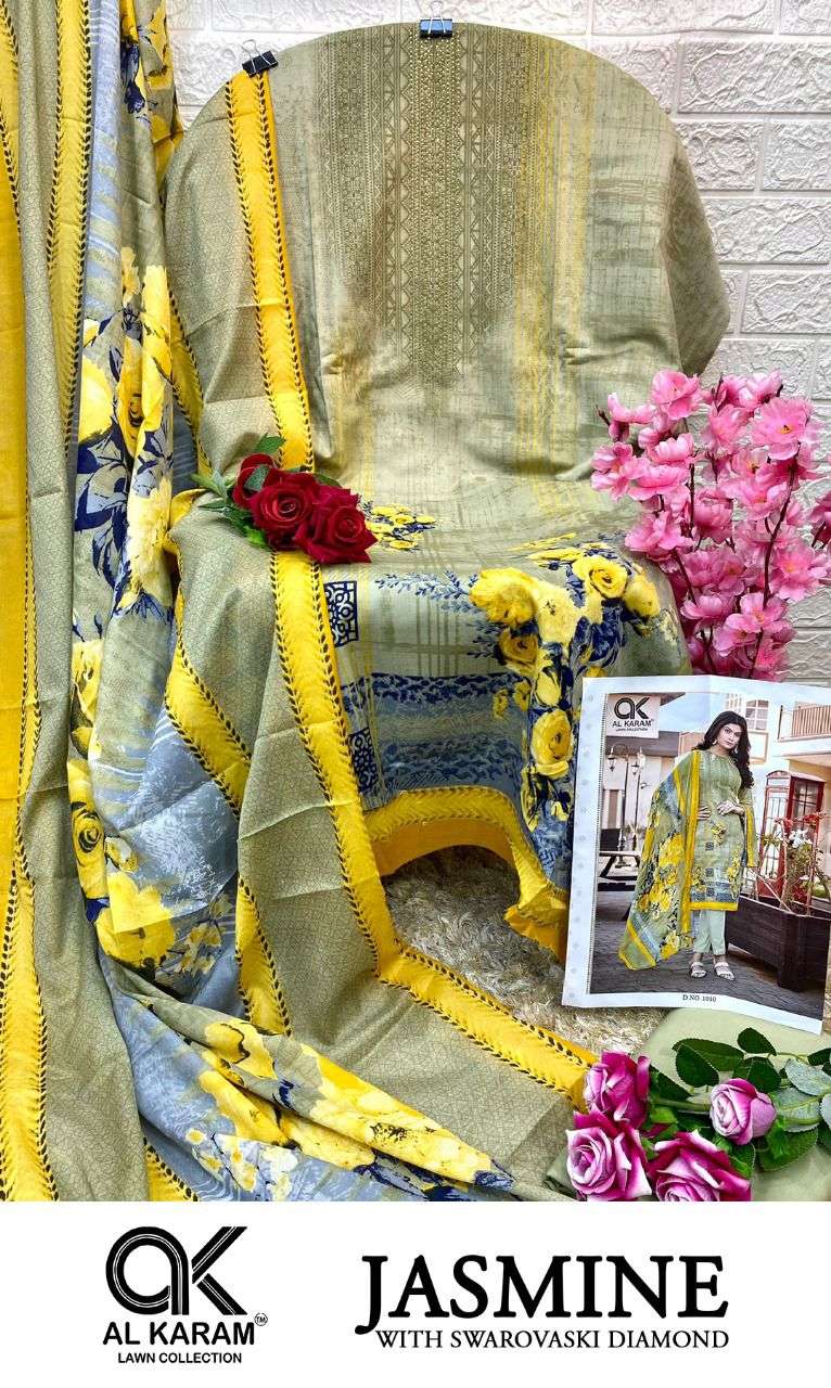 Al Karam Jasmine Vol 1 Pure Soft Cotton Digital Print On Wholesale