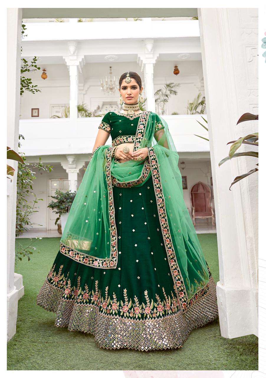 Alizeh Lehenga Mirror Maze 1012-1015 Series With Embroidered Designer Party Wear & Wedding Wear On Wholesale