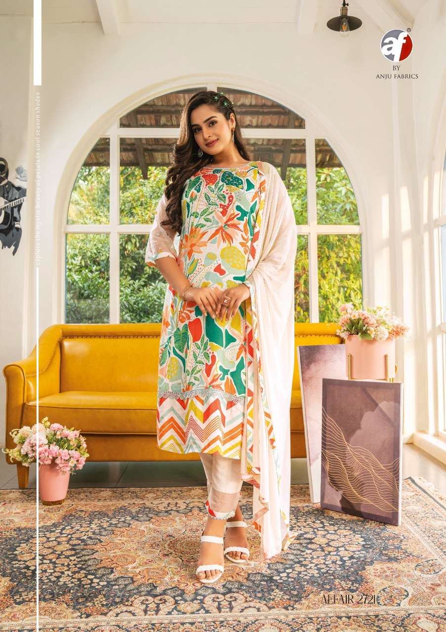 Anju Fabrics  Digital Print Kurti Pant With Dupatta On Wholesale