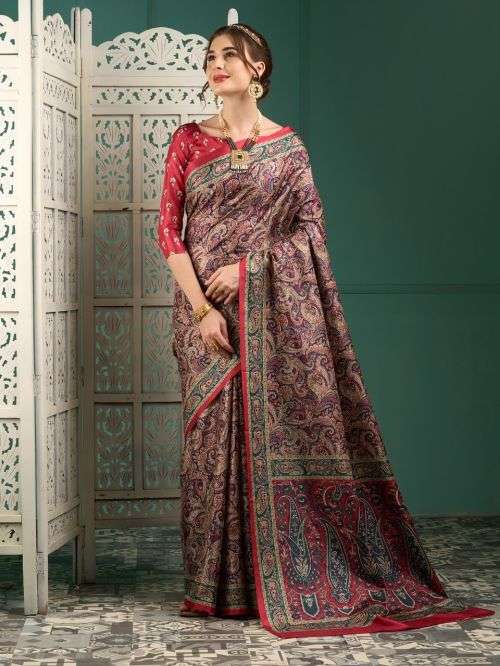 Apple Shakshi Vol 13 Fancy Wear Silk Saree Collection On Wholesale