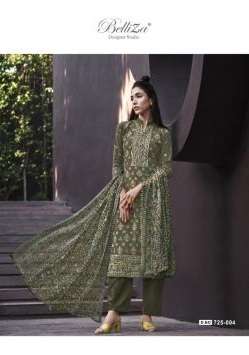 Belliza Shadows Exclusive Designer Dress Material Collection On Wholesale