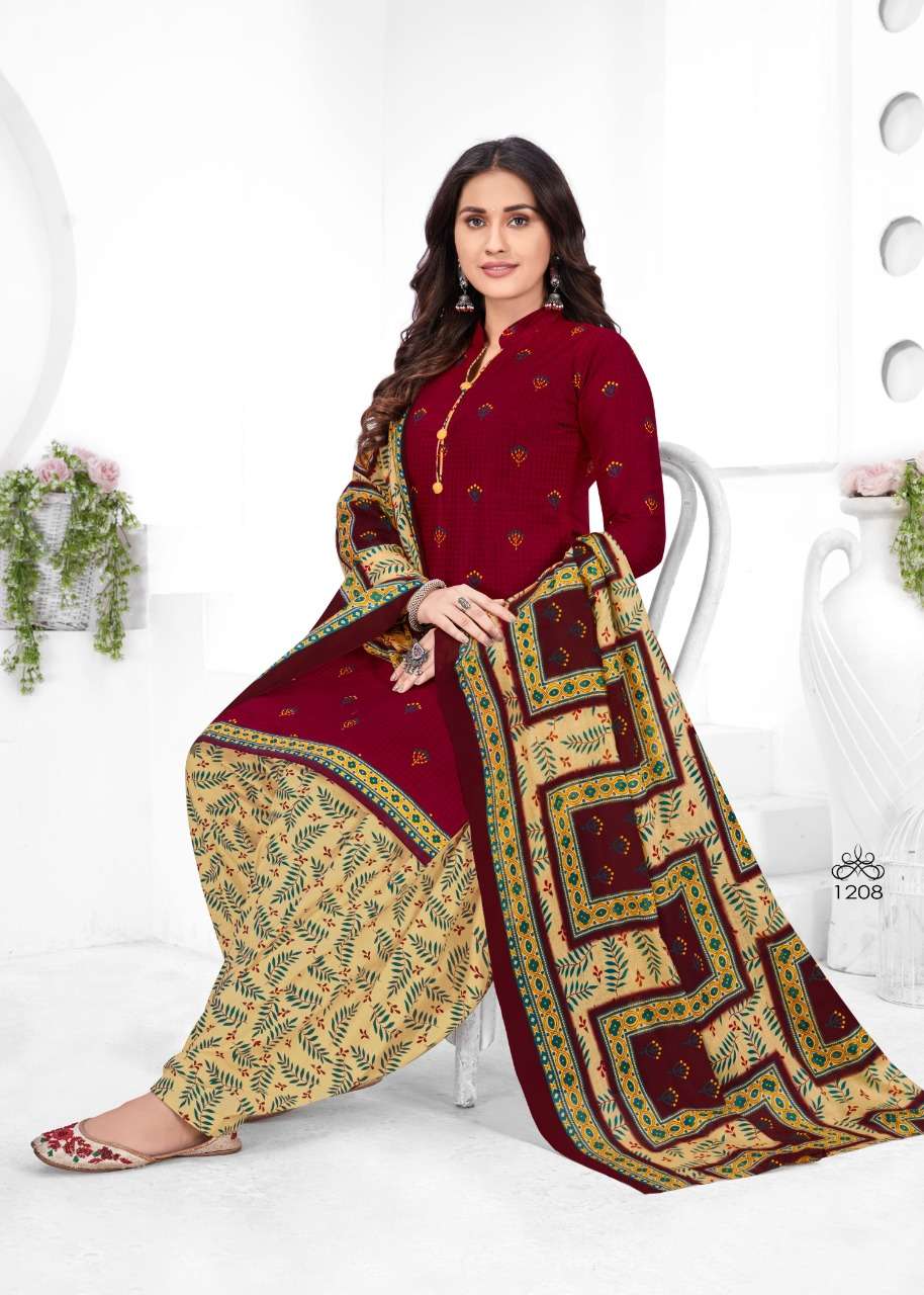 Bittoo Trends Mayuri Vol 12 Pure Cotton Dress Material On Wholesale