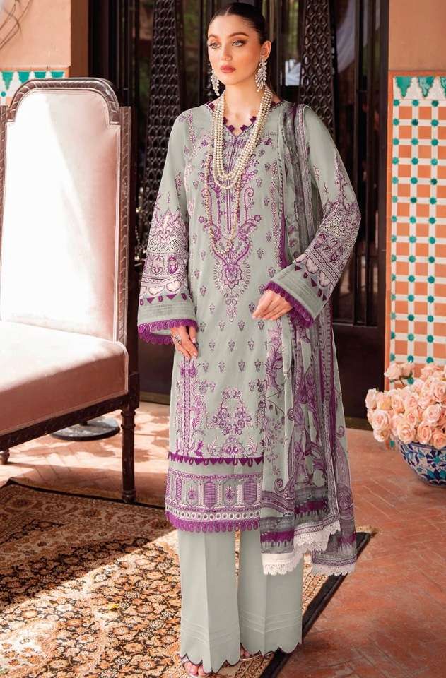 Cheveron Lawn 4 By Deepsy Suits Pure Cotton With Heavy Self Embroidery On Wholesale