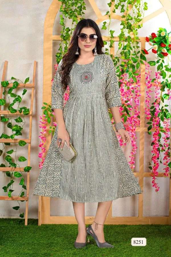College Girl Vol 2 By Golden Rayon Lining Frock Style Kurti On Wholesale