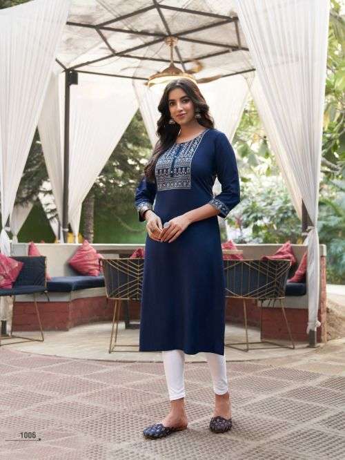 Colourpix Candy Crush V 1 Embroidery Designer Kurti Collection On Wholesale