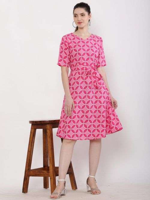 Crape Western 49 Regular Wear Short Frock Collection On Wholesale