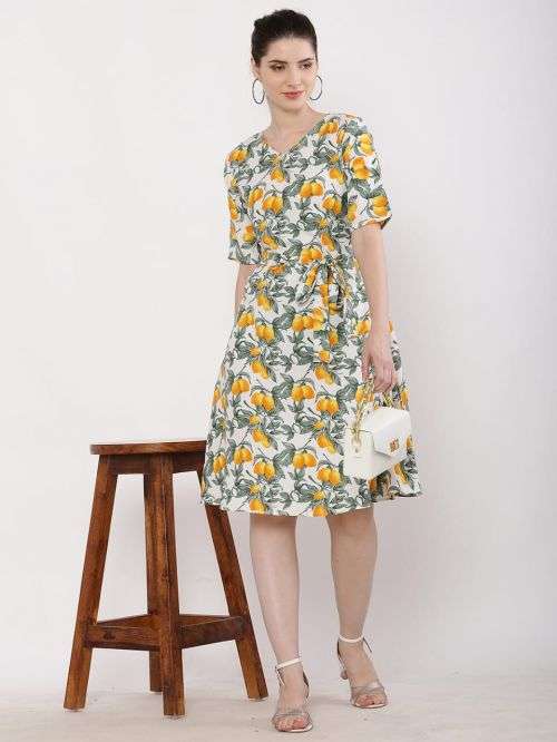 Crape Western 49 Regular Wear Short Frock Collection On Wholesale