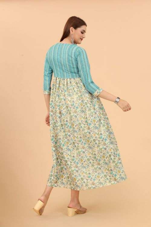Growish Mars 1023 Fancy Long Anarkali Kurti Collection On Wholesale