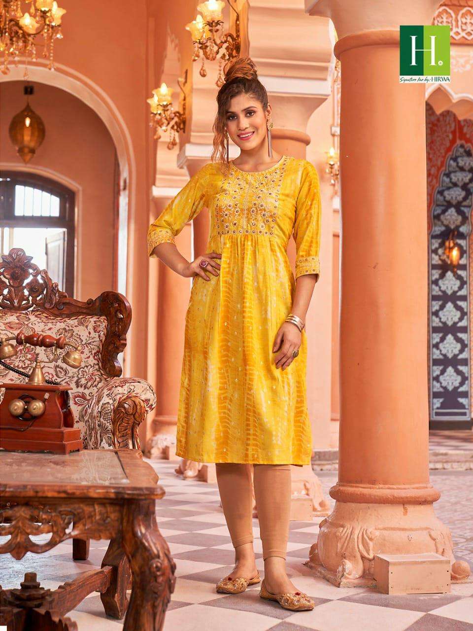 HIRWA PRESENTS  Shibori  Kurti On Wholesale 