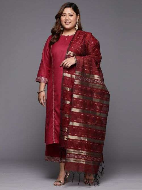 Indo Era Plus 2302 Fancy Kurti Bottom With Dupatta Collection On Wholesale