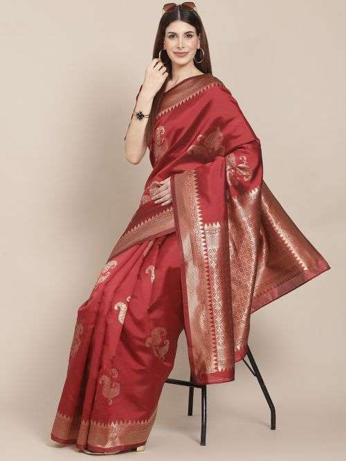 Jacquard 103 Ocassion Wear Banarasi Saree Collection On Wholesale